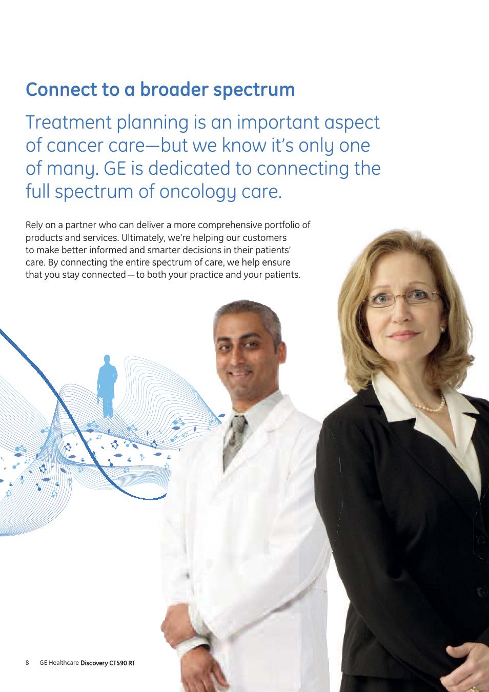 Connect to a broader spectrum | GE Healthcare Discovery CT590 RT User Manual | Page 10 / 12