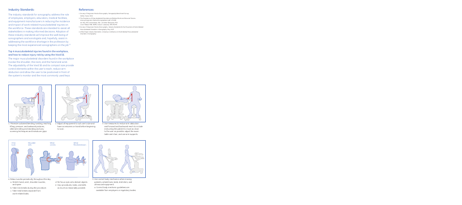 Ge healthcare, Industry standards, References | GE Healthcare Vivid S6 Signature Class Ultrasound from GE Healthcare User Manual | Page 5 / 6