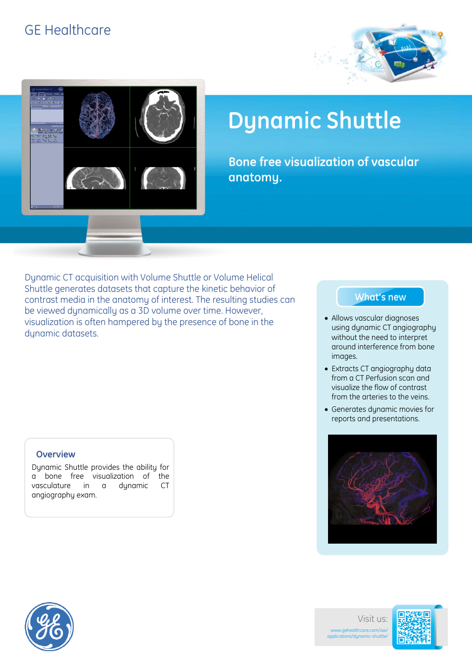 GE Healthcare Dynamic Shuttle User Manual | 2 pages