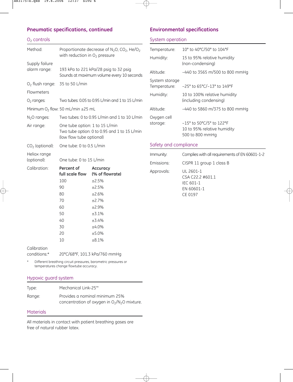 GE Healthcare Aestiva_5 MRI anesthesia machine User Manual | Page 6 / 8