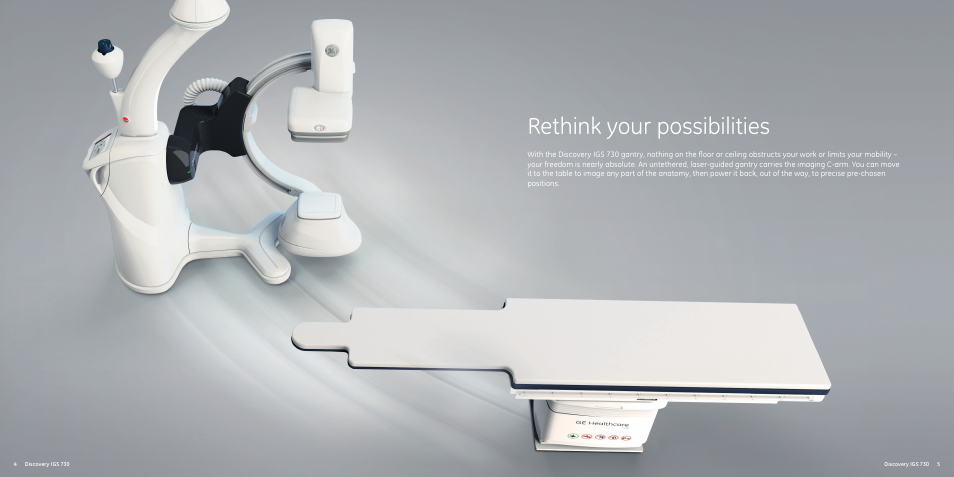 Rethink your possibilities | GE Healthcare Discovery IGS 730 User Manual | Page 3 / 9