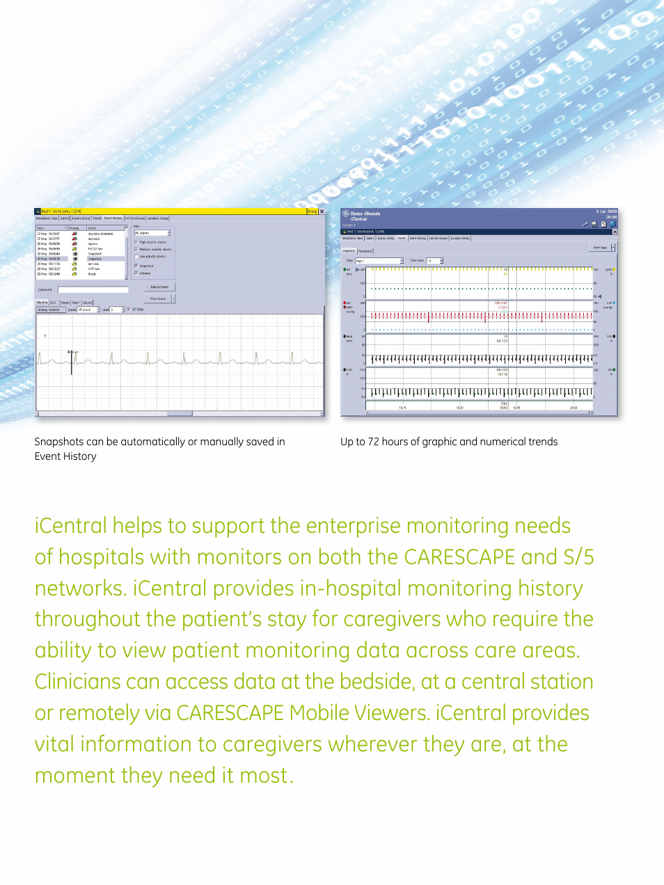 GE Healthcare iCentral User Manual | Page 7 / 8