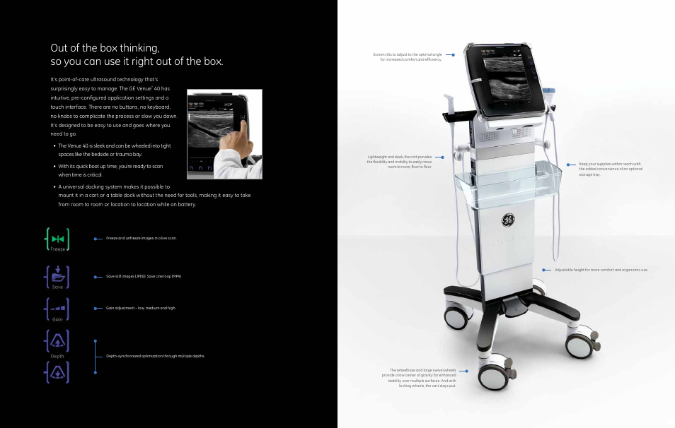 GE Healthcare Venue 40 User Manual | Page 3 / 9