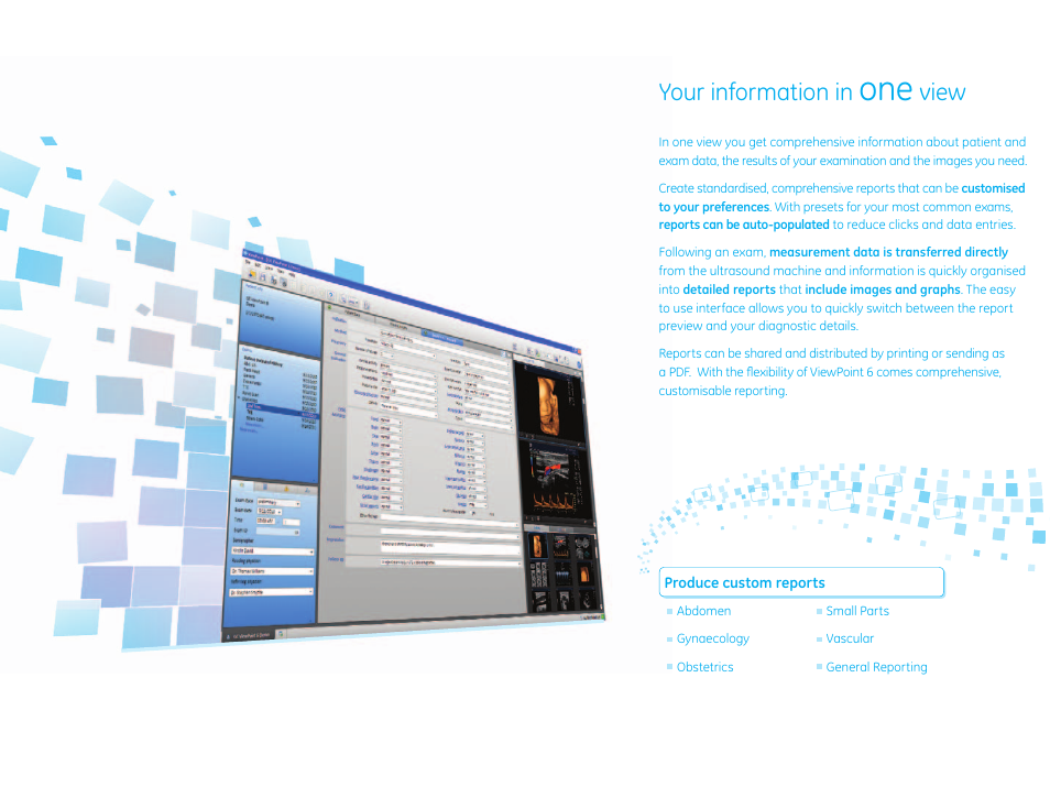Your information in, View | GE Healthcare ViewPoint 6 User Manual | Page 4 / 15