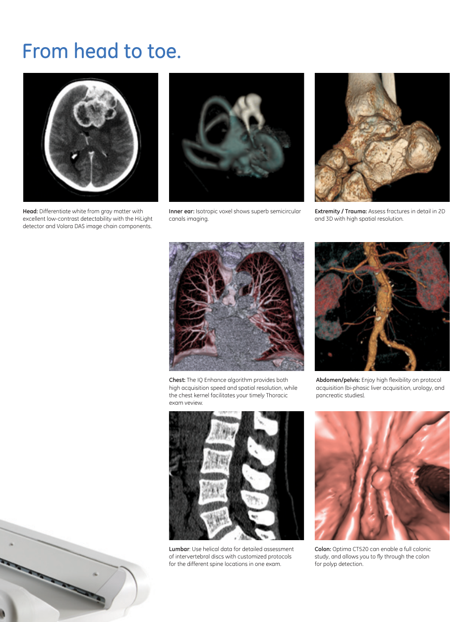 GE Healthcare Optima CT520 User Manual | Page 7 / 24