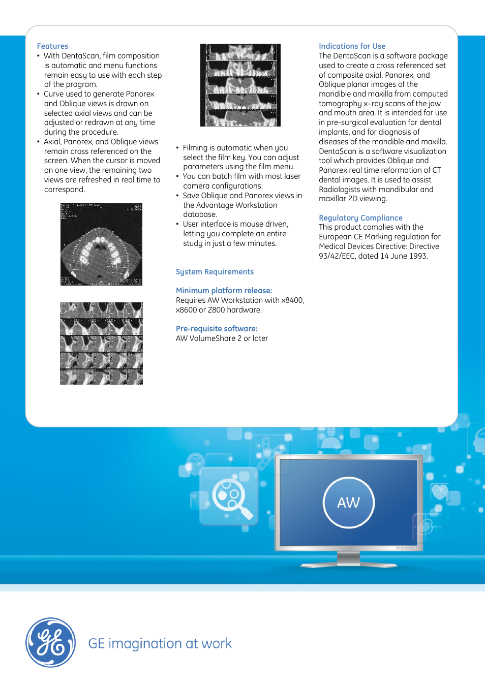 GE Healthcare DentaScan User Manual | Page 2 / 2
