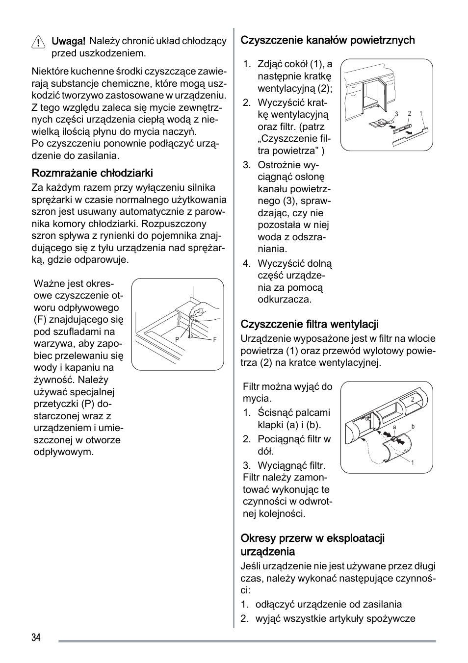 Zanussi ZUS 6140 A User Manual | Page 34 / 72