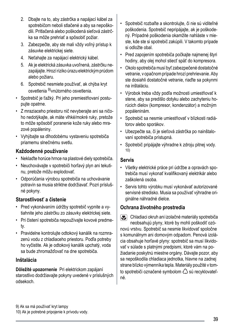 Zanussi ZUS 6140 A User Manual | Page 39 / 72