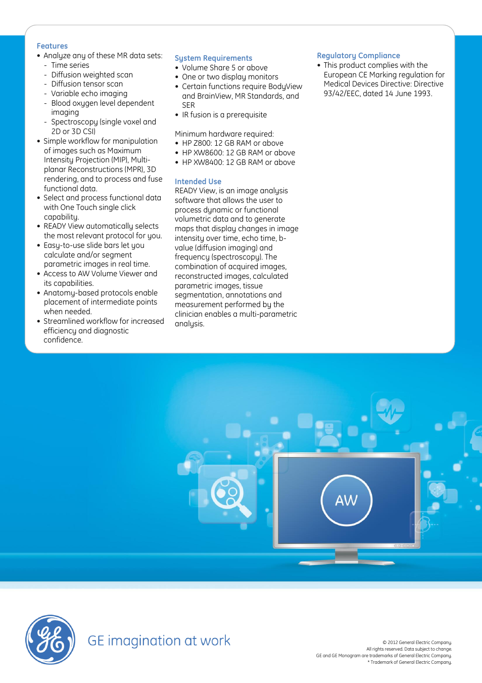 GE Healthcare READY View User Manual | Page 2 / 2