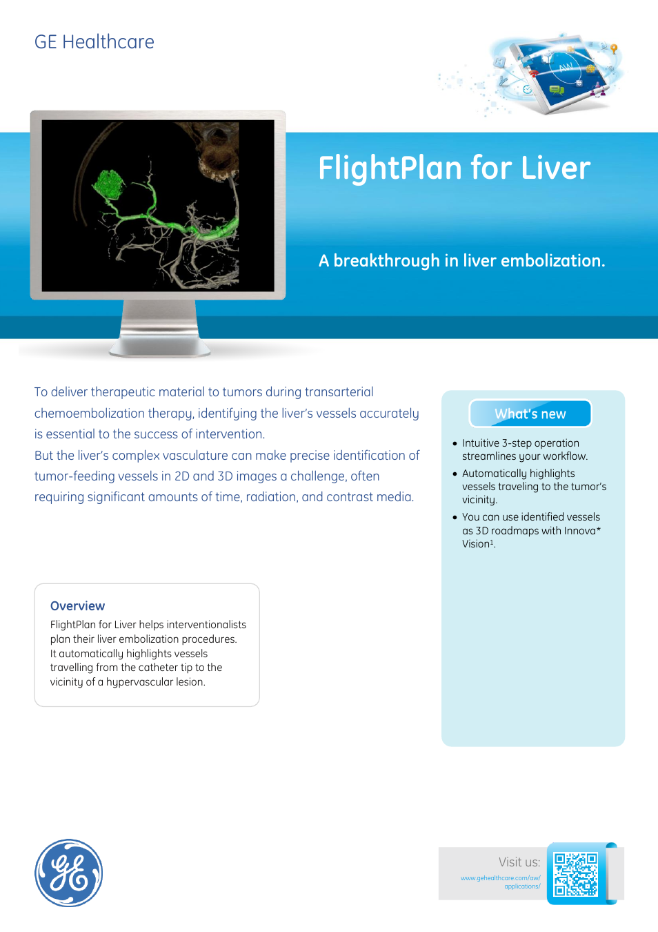 GE Healthcare FlightPlan for Liver User Manual | 2 pages