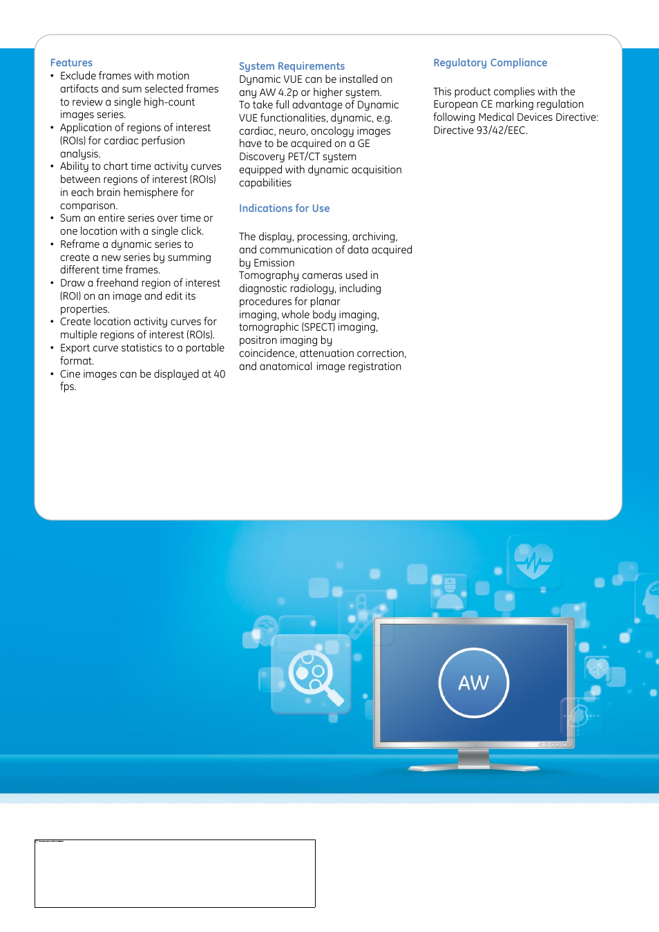 GE Healthcare Dynamic Vue User Manual | Page 2 / 2