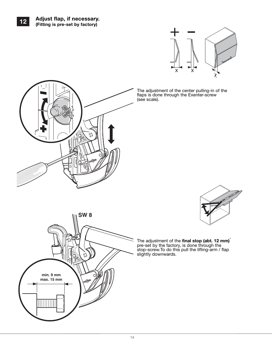Hafele EN 372.64 Series User Manual | Page 14 / 16