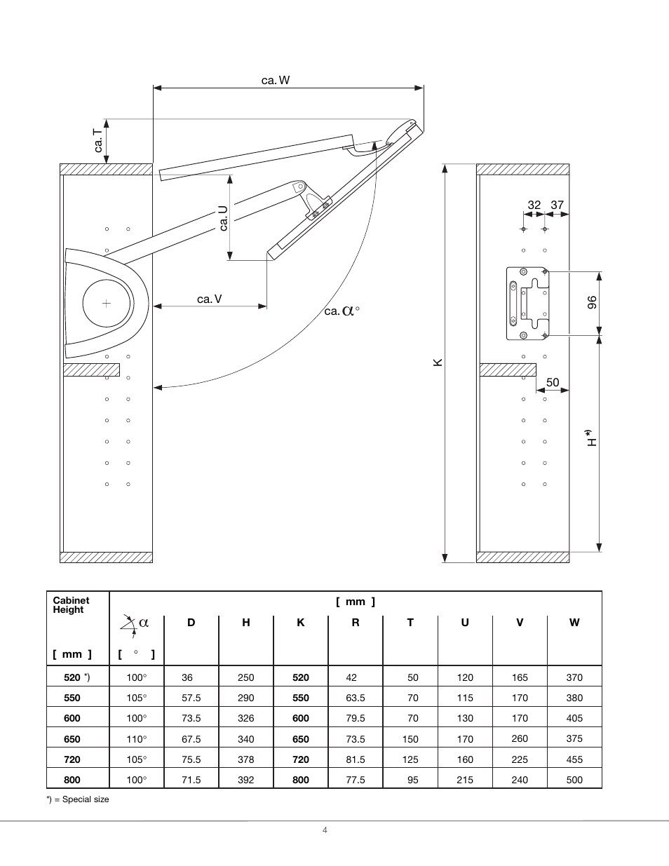 Hafele EN 372.64 Series User Manual | Page 4 / 16