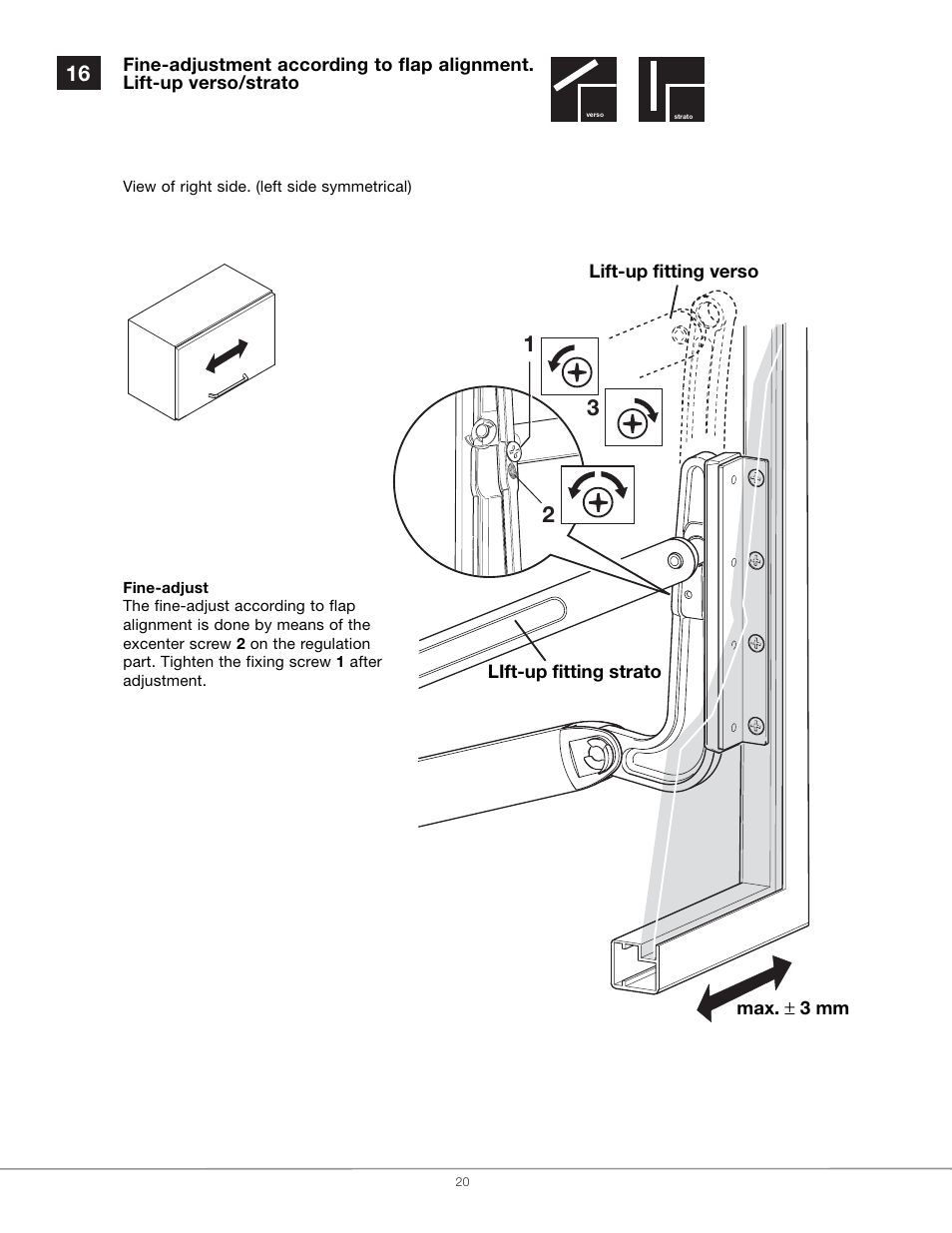 Hafele EN 372.67 Series User Manual | Page 20 / 28
