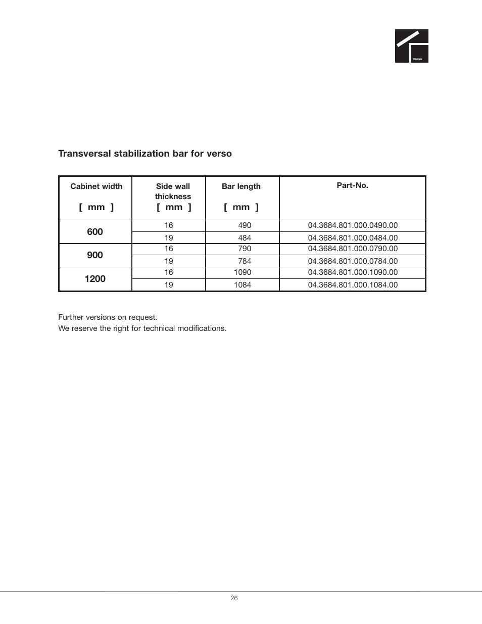 Hafele EN 372.67 Series User Manual | Page 26 / 28