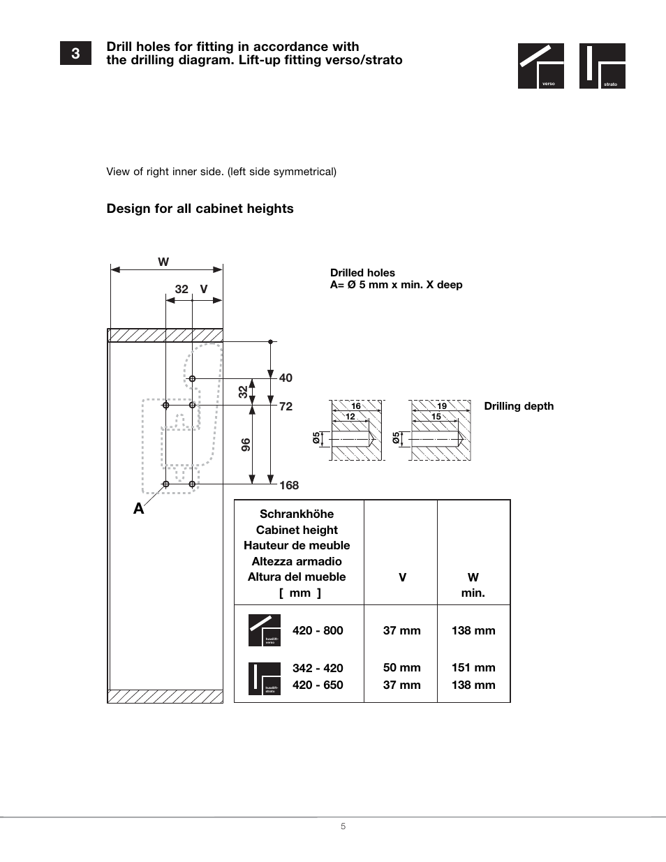 Hafele EN 372.67 Series User Manual | Page 5 / 28