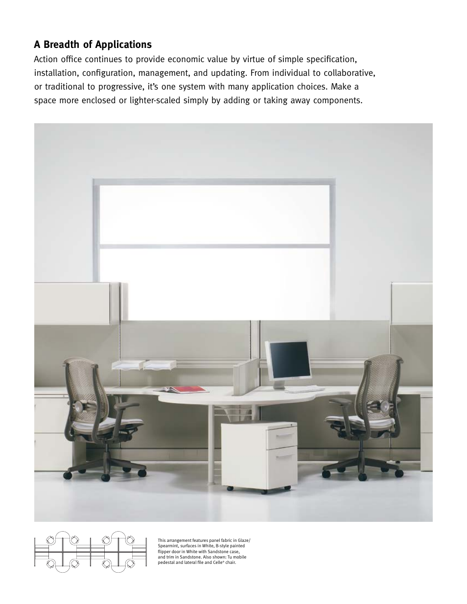 A breadth of applications | Herman Miller Action Office System - Brochure User Manual | Page 8 / 12