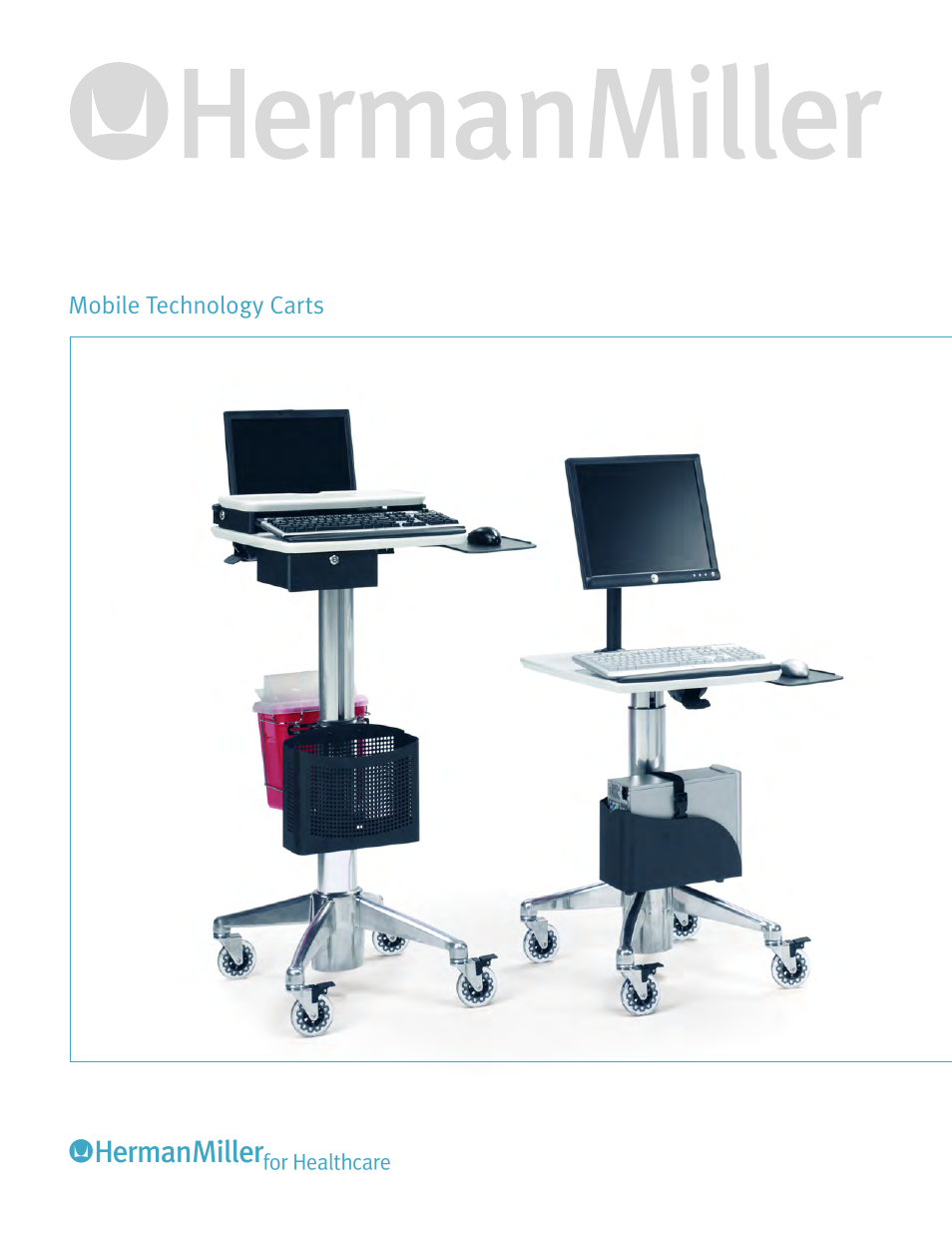 Herman Miller Mobile Technology Carts - Product sheet User Manual | 2 pages