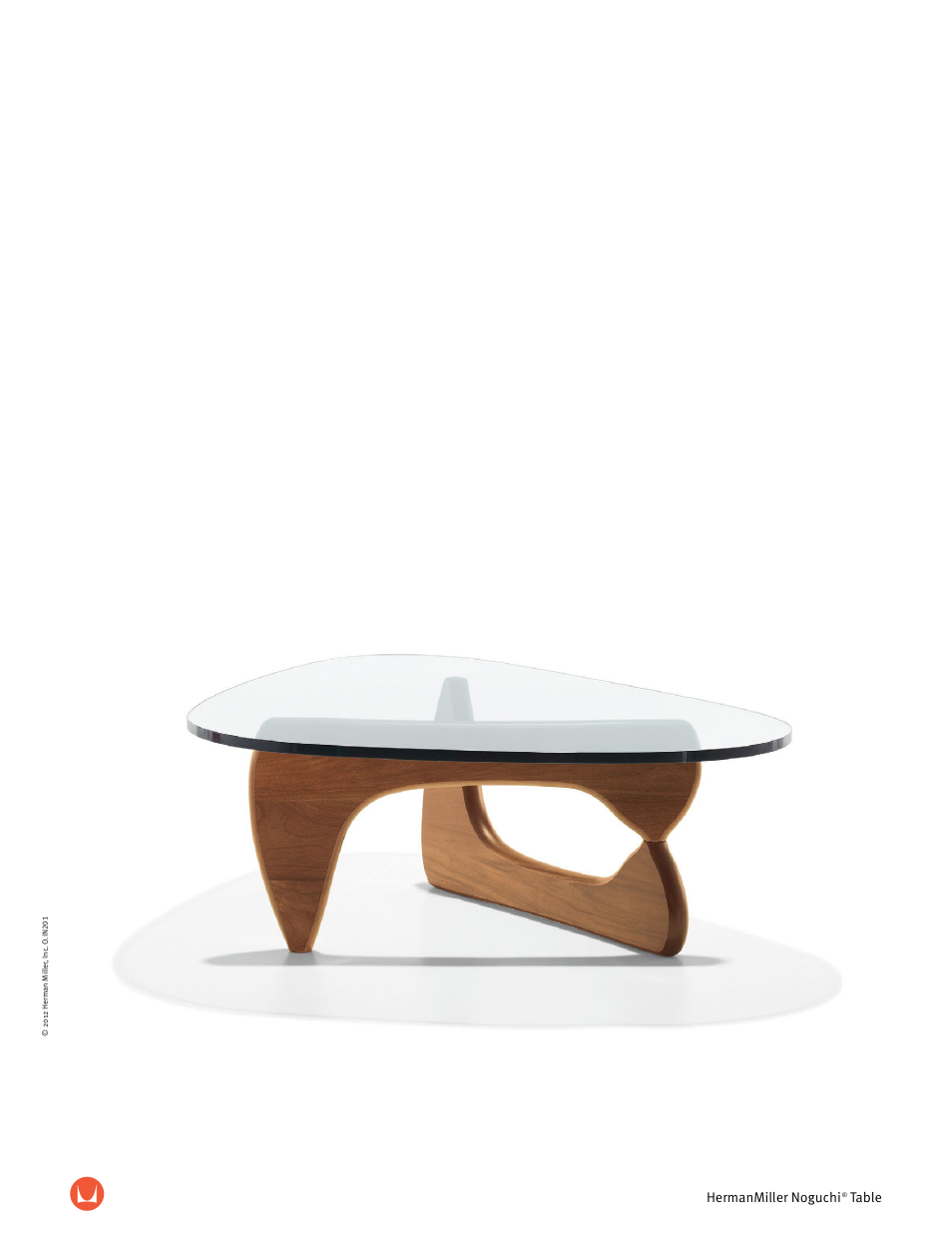 Herman Miller Noguchi Table - Product sheet User Manual | 2 pages