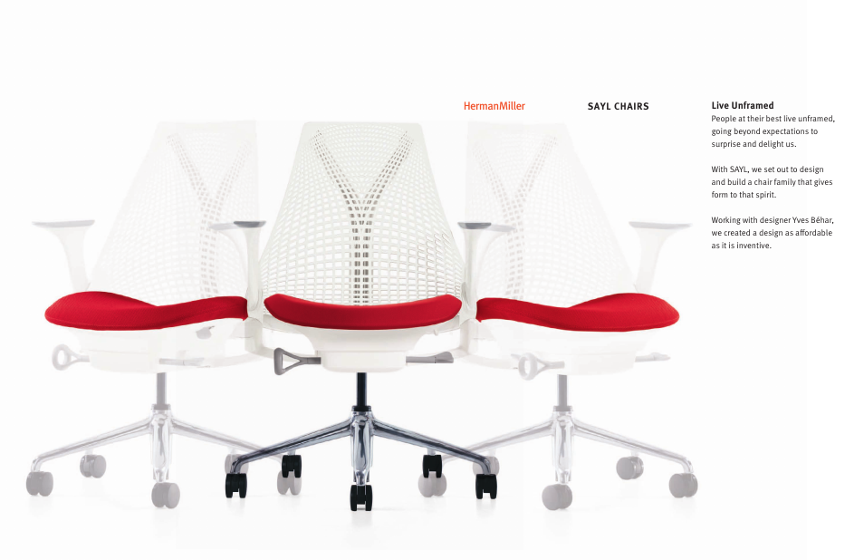 Herman Miller SAYL Chairs - Brochure User Manual | Page 2 / 10