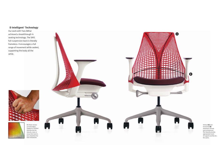 3d intelligent, Technology | Herman Miller SAYL Chairs - Brochure User Manual | Page 4 / 10