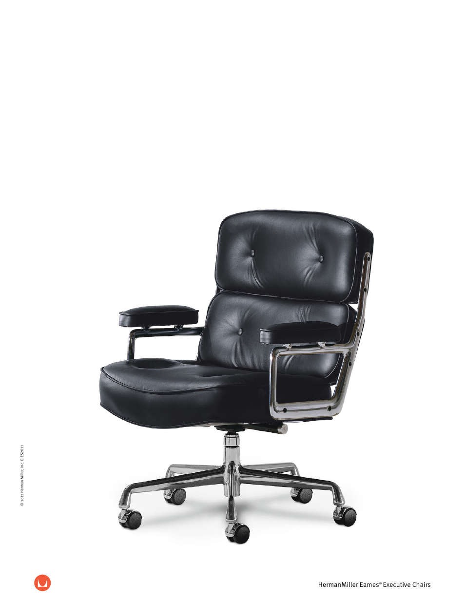 Herman Miller Eames Executive Chairs - Product sheet User Manual | 2 pages