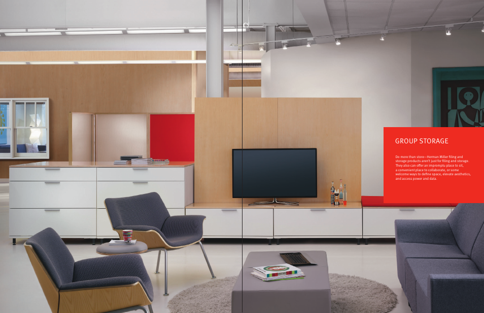 Group storage | Herman Miller Filing and Storage Suites - Brochure User Manual | Page 3 / 19