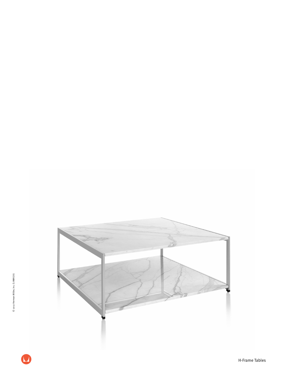 Herman Miller H Frame Tables - Product sheet User Manual | 2 pages
