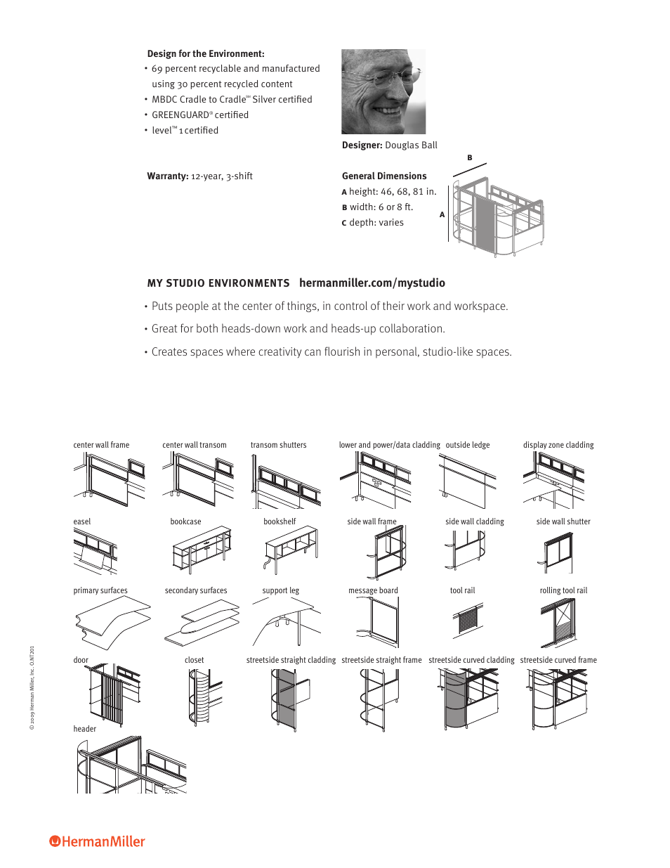 Herman Miller My Studio Environments - Brochure User Manual | Page 10 / 10