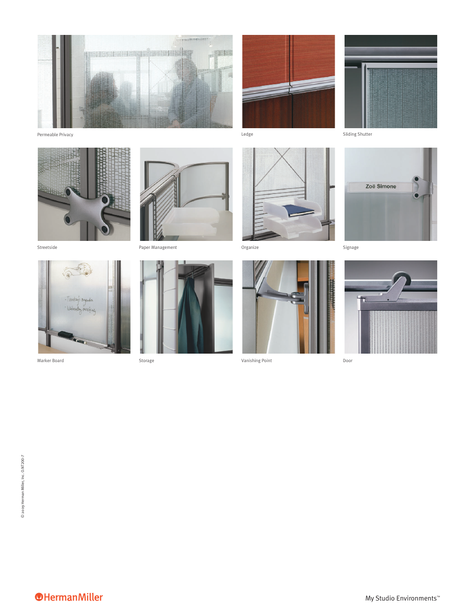 Herman Miller My Studio Environments - Brochure User Manual | Page 8 / 10