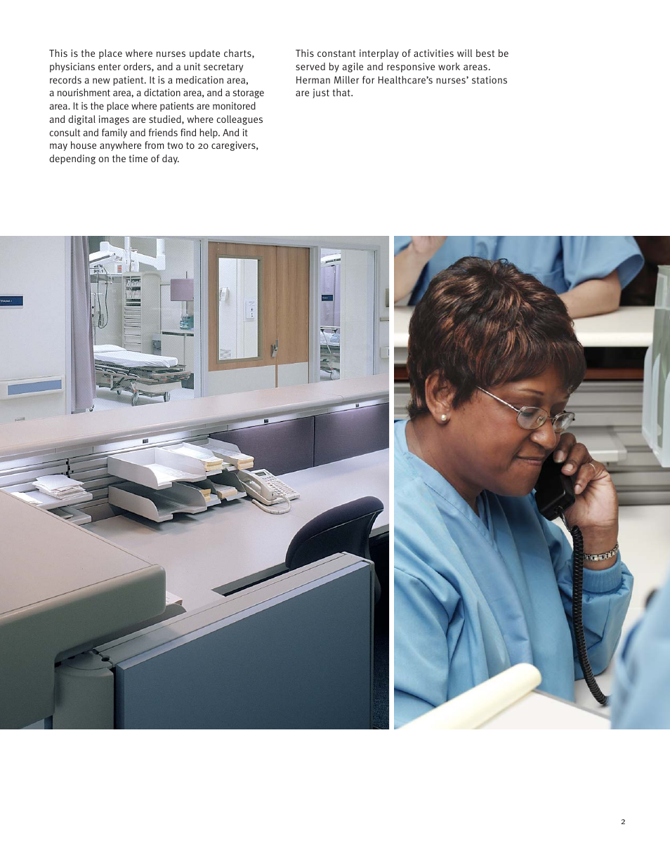 Herman Miller Ethospace Nurses' Station - Brochure User Manual | Page 3 / 8