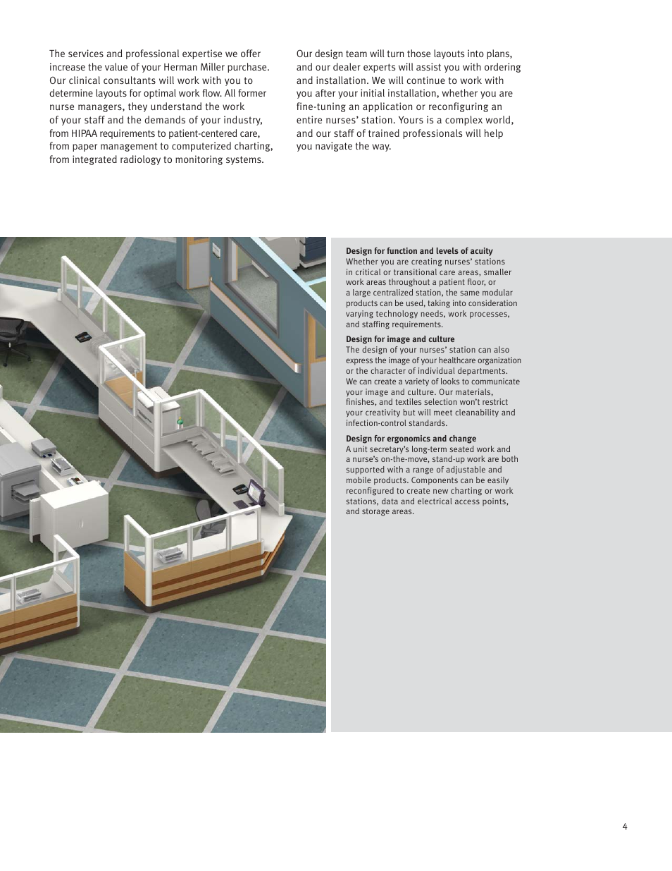 Herman Miller Ethospace Nurses' Station - Brochure User Manual | Page 5 / 8