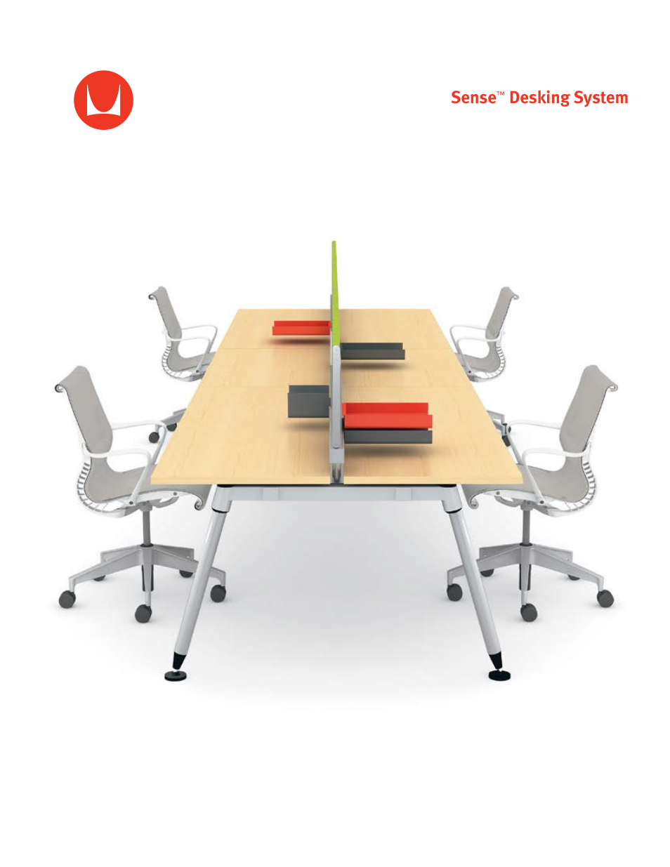 Herman Miller Sense Desking System - Product sheet User Manual | 12 pages