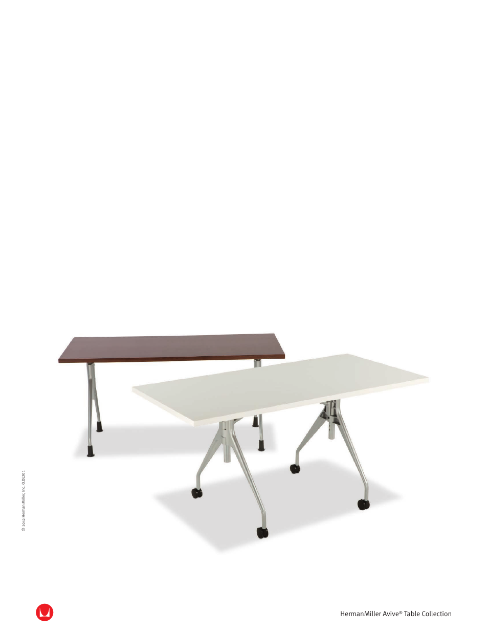 Herman Miller Avive Table Collection - Product sheet User Manual | 2 pages