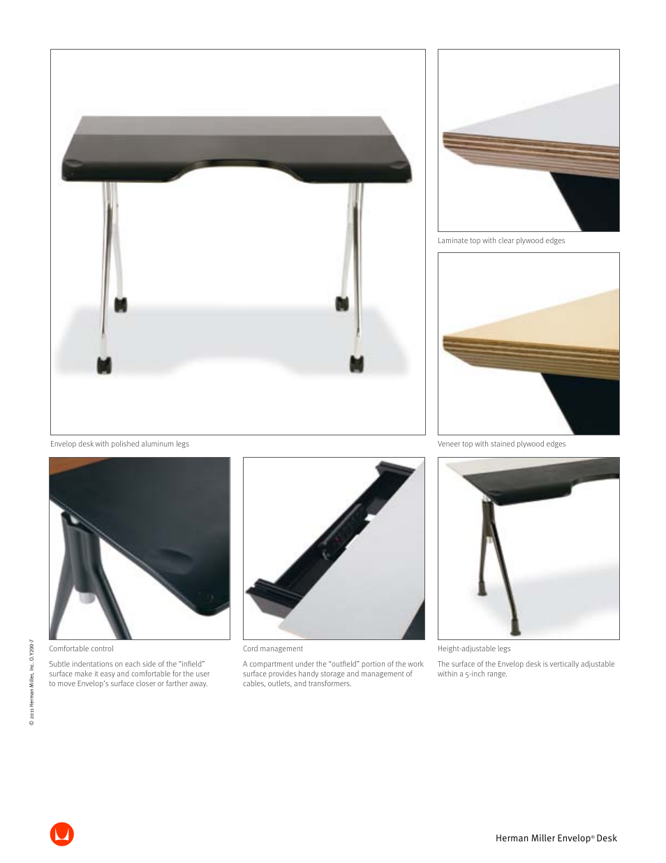 Herman Miller Envelop Desk - Brochure User Manual | Page 8 / 10