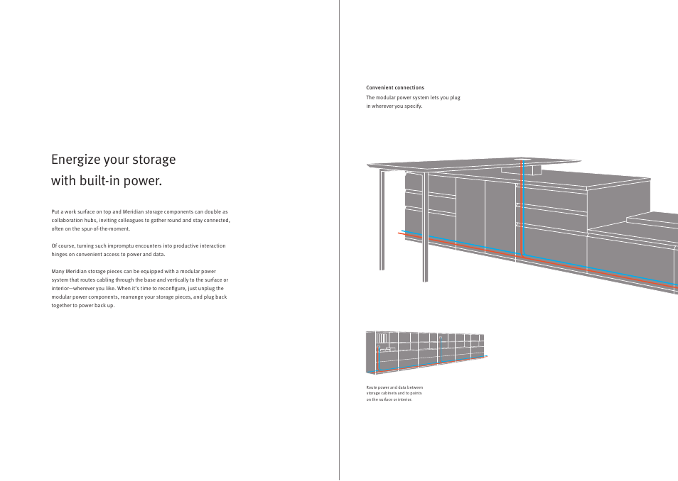 Energize your storage with built-in power | Herman Miller Meridian Storage - Brochure User Manual | Page 5 / 12