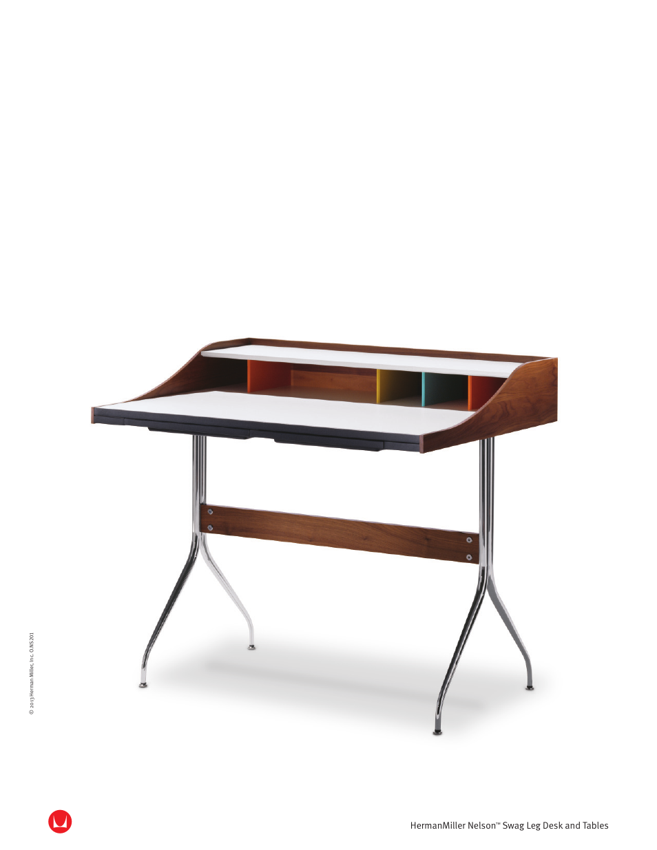 Herman Miller Nelson Swag Leg Desk and Tables - Product sheet User Manual | 2 pages