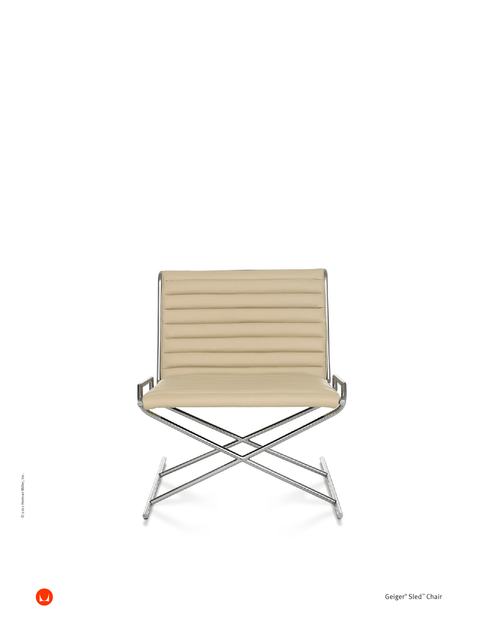 Herman Miller Sled Chair - Product sheet User Manual | 2 pages