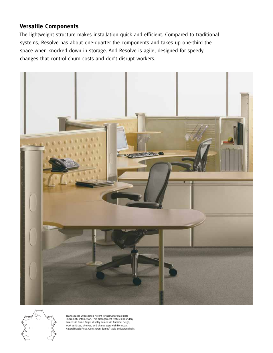 Versatile components | Herman Miller Resolve System - Brochure User Manual | Page 8 / 12