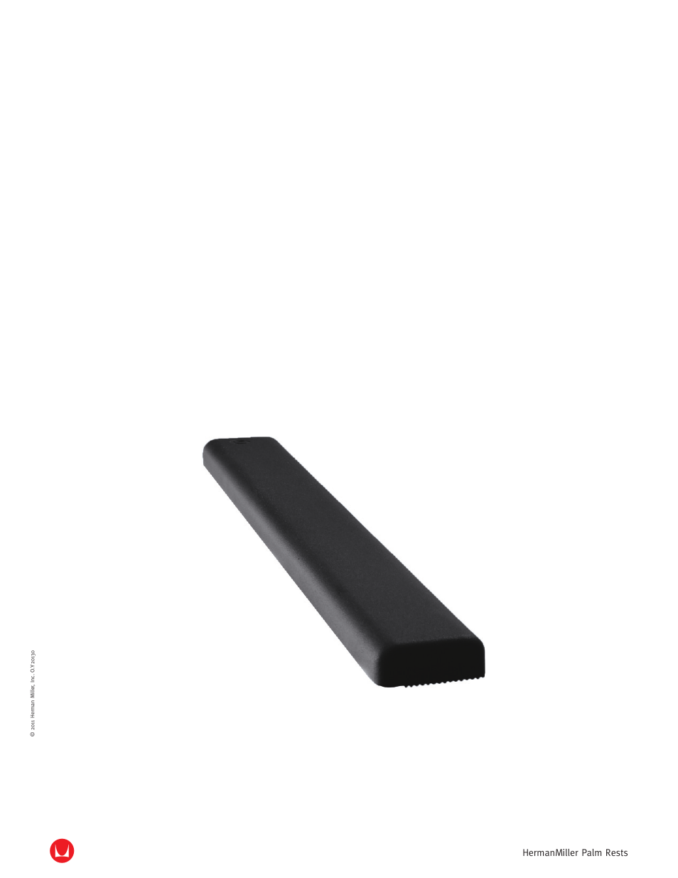 Herman Miller PALM RESTS - Product sheet User Manual | 2 pages