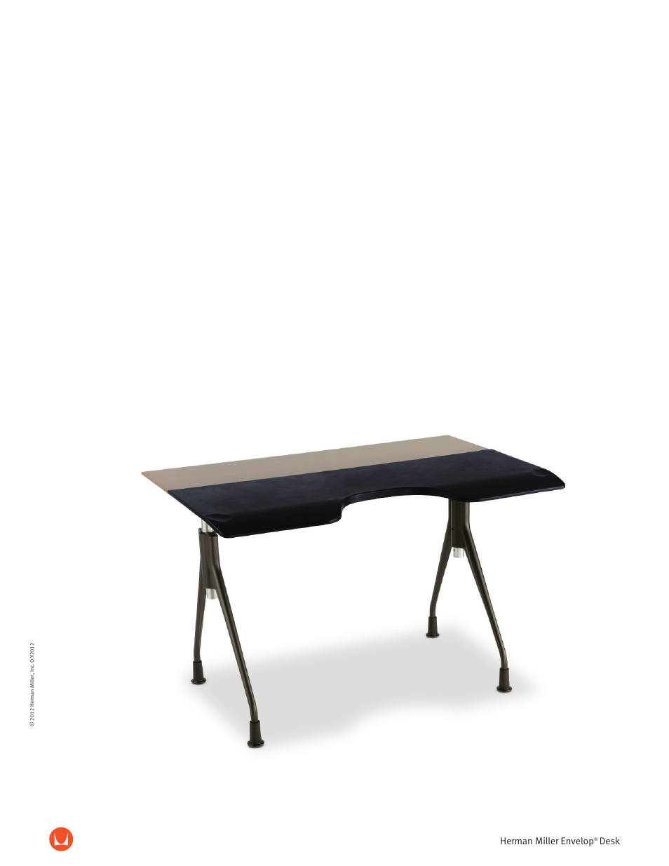 Herman Miller Envelop Desk - Product sheet User Manual | 2 pages