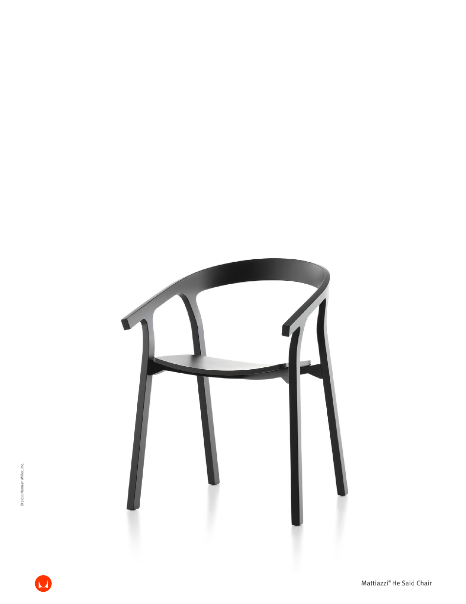 Herman Miller He Said Chair - Product sheet User Manual | 2 pages