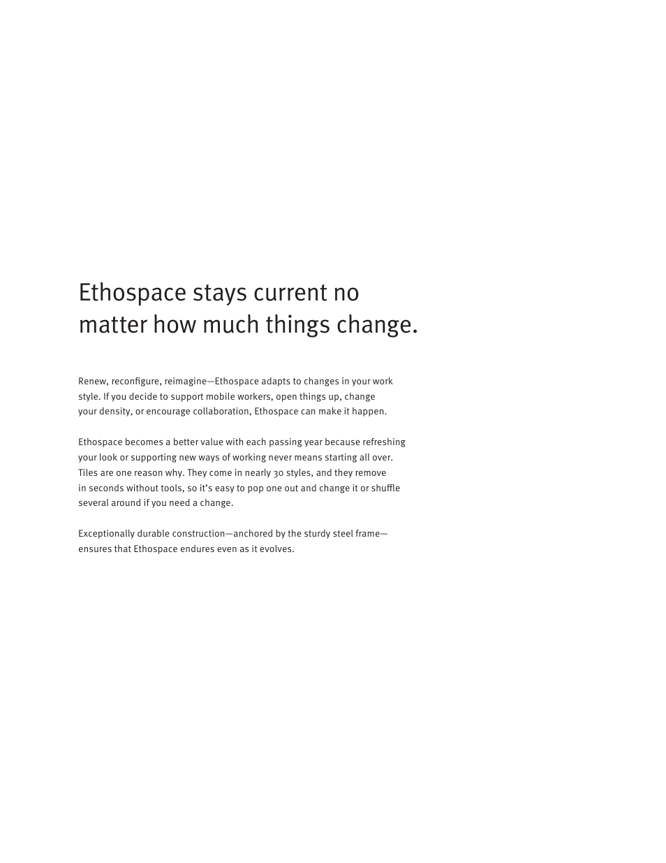 Herman Miller Ethospace System - Brochure User Manual | Page 10 / 20