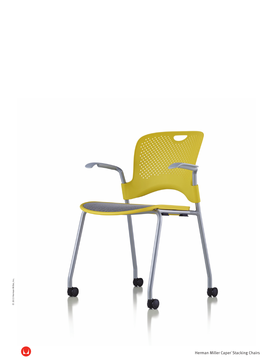 Herman Miller Caper Stacking Chair - Product sheet User Manual | 2 pages