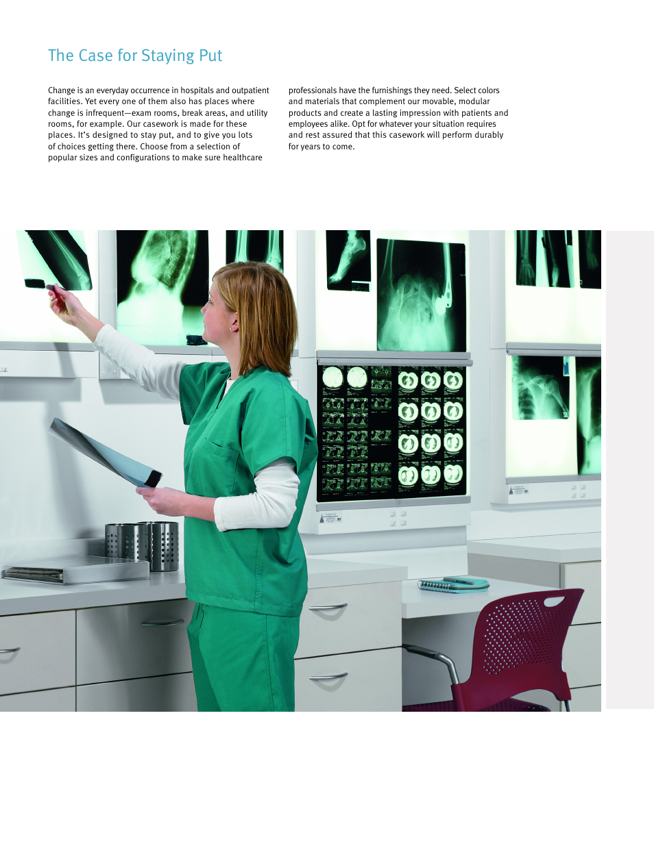 The case for staying put | Herman Miller Casework - Brochure User Manual | Page 2 / 4