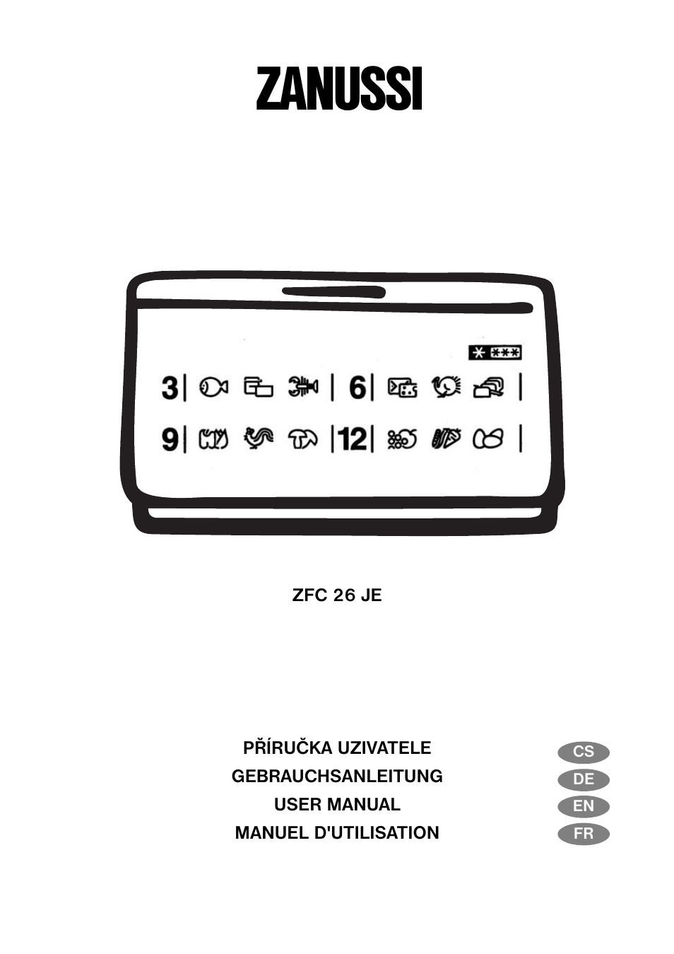 Zanussi ZFC 26 JE User Manual | 20 pages