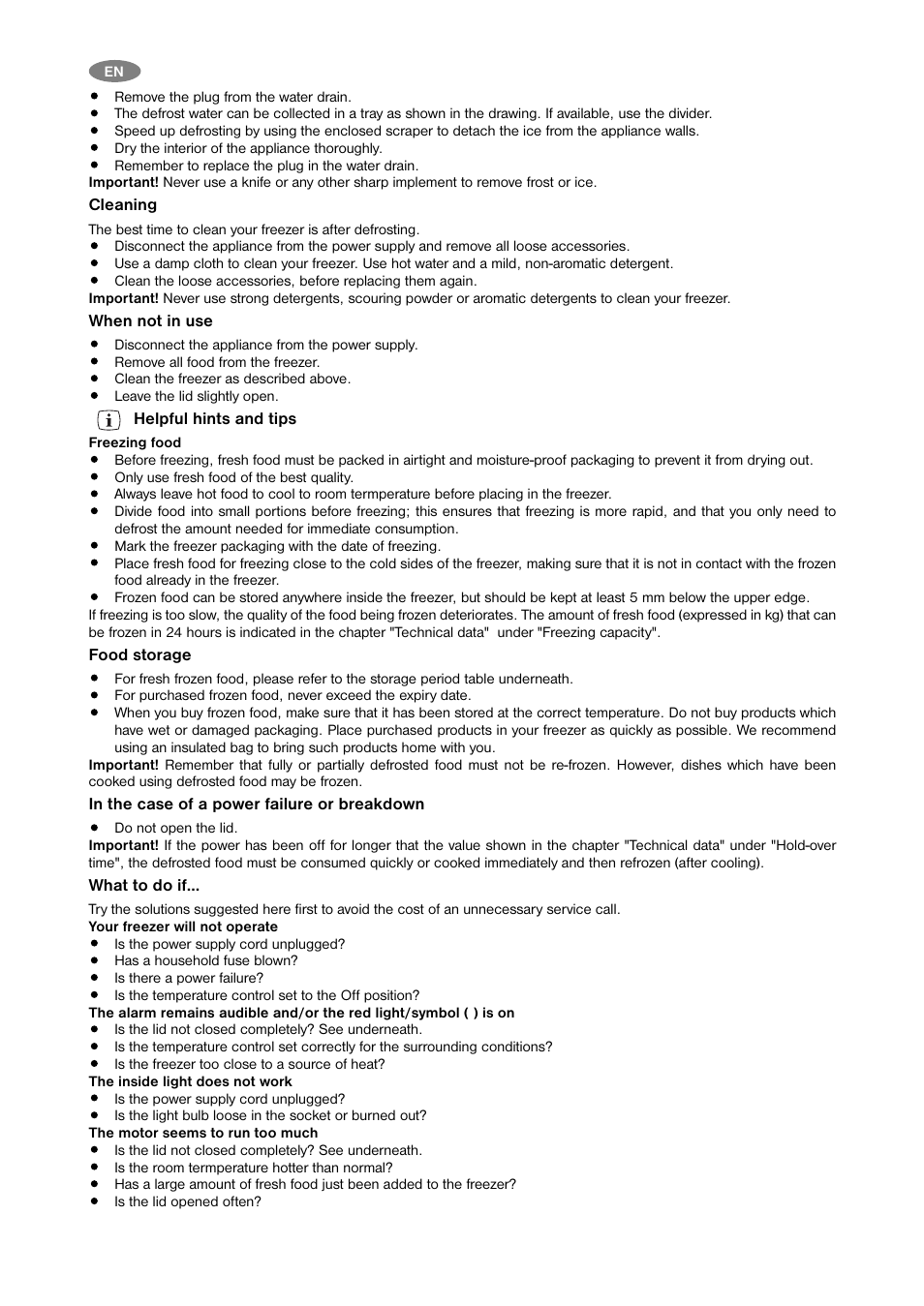 Zanussi ZFC 26 JE User Manual | Page 12 / 20