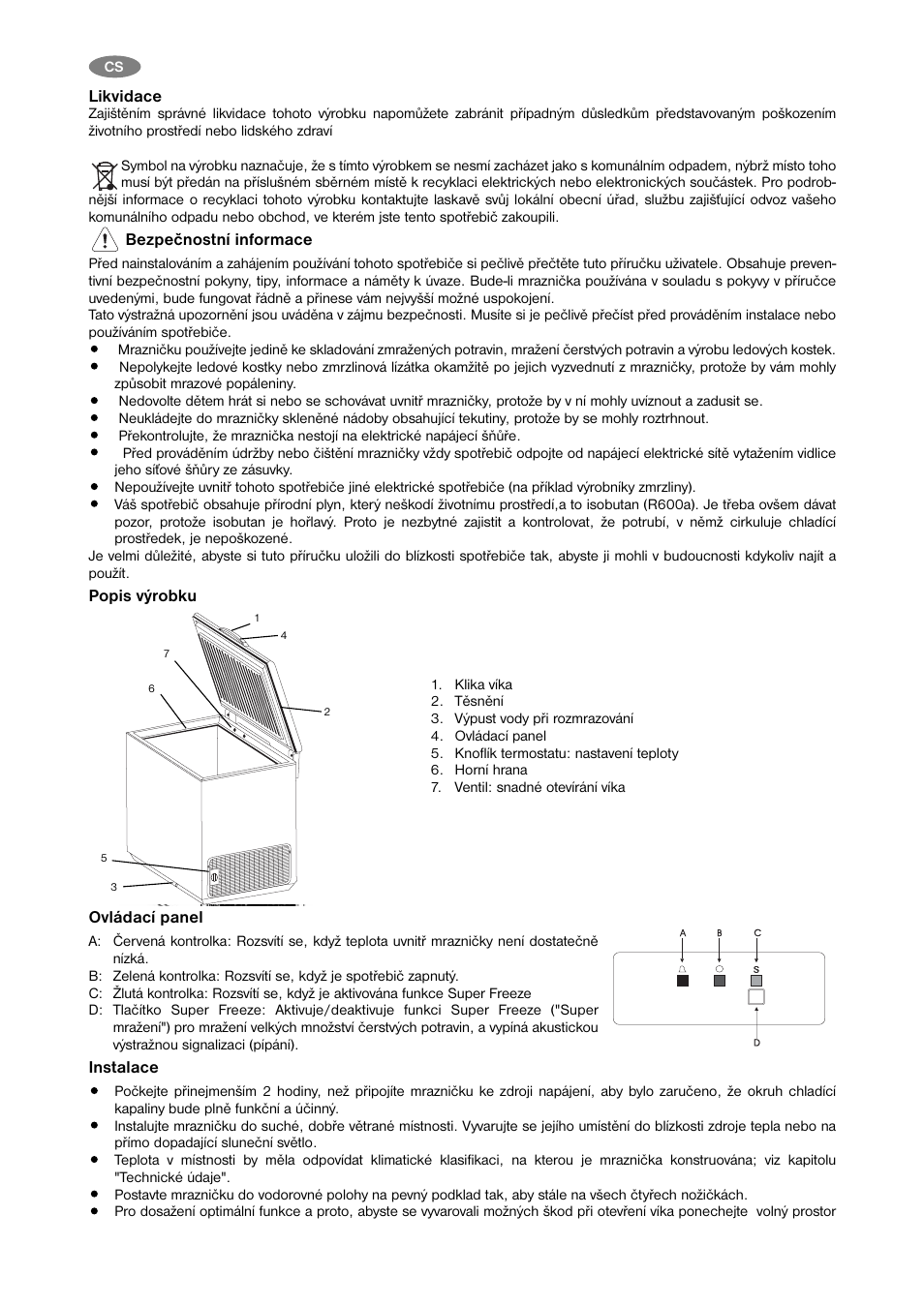 Zanussi ZFC 26 JE User Manual | Page 2 / 20