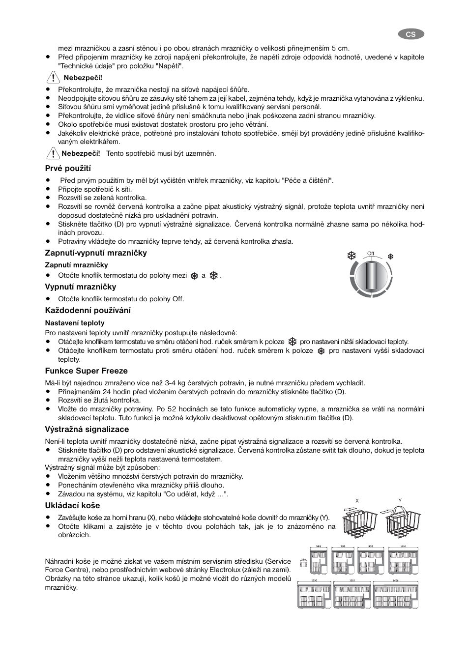 Zanussi ZFC 26 JE User Manual | Page 3 / 20