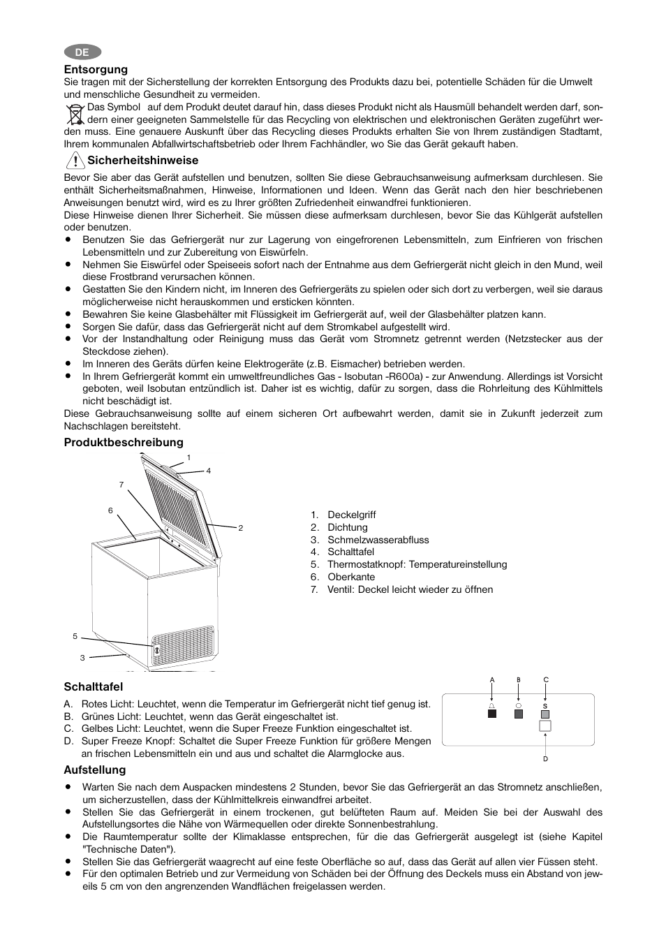 Zanussi ZFC 26 JE User Manual | Page 6 / 20